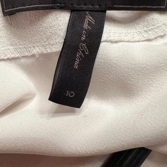 BCBG MAXAZRIA Off White dress midi dress Sz10 - Picture 12 of 14